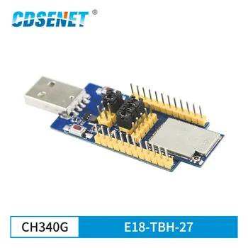E18-TBH-27 USB Skúšobnej Doske 27dBm 2.4 GHz ZigBee Modulu CC2530 E18-2G4Z27SI