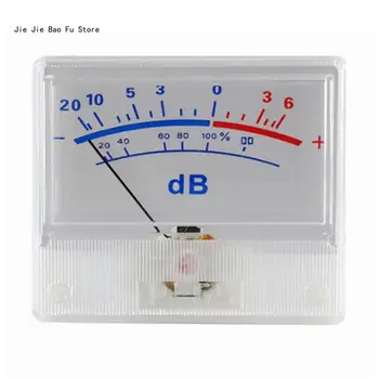 E8BD Námestie Box VU Meter DB Úroveň Zvuku Hlavičky testovací Nástroj VU Meter Audio Zariadenia Nástroj DB Úroveň Hlavičky pre Domáce HOBBY Nástroj
