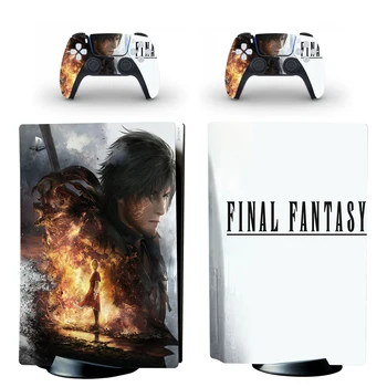 Final Fantasy PS5 Disk Pokožky Nálepky Chránič Kryt Kotúča, pre Konzoly Radič PS5 Disku Pokožky Nálepky Vinyl
