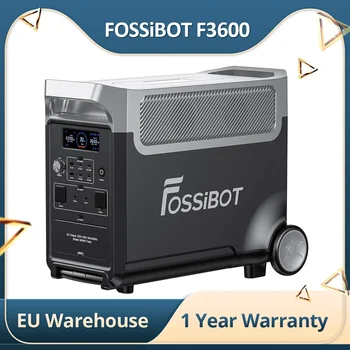FOSSiBOT F3600 Prenosné elektrické Stanice, 3840Wh Batérie, 3600W AC Výstup, Plne Dobiť v 1,5 Hodiny Rýchle Nabíjanie Bezpečné, Stabilné
