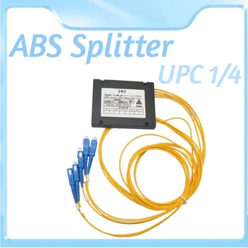 FTTH ABS Splitter SC/UPC 1x4 Kazeta Vlákniny Splitter Pigtail Splitter 1/4 PLC Splitter Optický Konektor