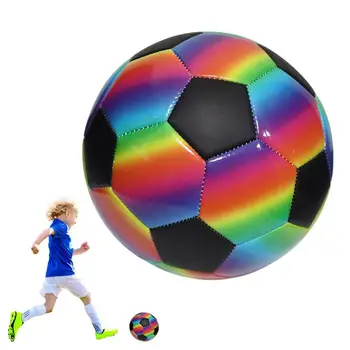 Futbal Rainbow Futbal Rainbow PVC Futbal Pre Športovú Prax Prenosné PVC Futbal, Športové Vybavenie Fitness Loptu Na Pláži