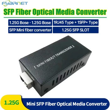 Gigabit Mini Media Konvertor Slot SFP Modul Vysielača 1000M 1 SFP Slot 1 RJ45 Jednom Režime 1,25 G Ethernet SFP Vlákniny Prepínač