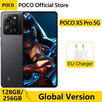 Globálna Verzia POCO X5 Pro 5G Snapdragon 778G NFC 120Hz AMOLED DotDisplay 108MP pro triedy Fotoaparát 67W Turbo Nabíjanie