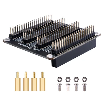 GPIO Rozširujúca Doska PCB Pre Raspberry Pi 40Pin Quad IO Multiplexer Modul S Skrutky 4B/3B+ Multifunkčné Modul