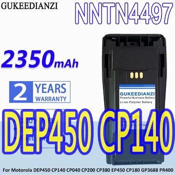 GUKEEDIANZI Náhradné Batérie NNTN4497 2350mAh Pre Motorola DEP450 CP140 CP040 CP200 CP380 EP450 CP180 GP3688 PR400