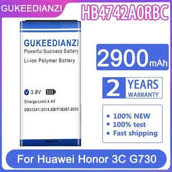 GUKEEDIANZI Pre Huawei HB4742A0RBC HB4742A0RBW 2900mAh Batériu Pre HUAWEI Honor 3C Ascend G630 G730 G740 H30-T00 H30-T10 H30-U10