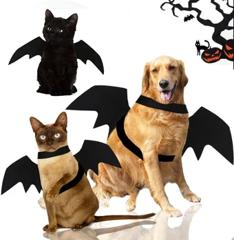 Halloween Oblečenie pre psy, Bat Krídla Cosplay Kostýmy, Funny Halloween Kostým Pes Kostýmy pre Malé Psy, Mačky, Kostýmy Psa