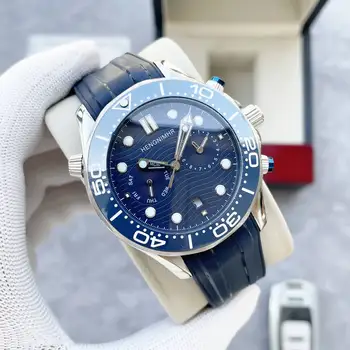 HENGNIMHR Mužov Automatické Hodinky 42mm Luxusné Hodinky Mechanické Náramkové hodinky Svetelný 30 m Vodotesný Mesiac, Týždeň, Dátum