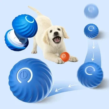 Hračka pre psa Loptu Inteligentné Elektronické Interaktívne Hračka Pet Moving Ball USB Automatické Presúvanie Skákacie pre Šteňa Darček k Narodeninám Mačka Produkt