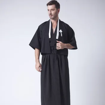 Japonské kimono šaty pánske kimono župan cos oblečenie bojovník trvať karate jednotné fáze výkonu oblečenie