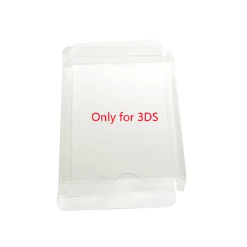 Jasné, transparentné okno Pre 3DS NÁS JP hra karty farieb plastových PET Protector zber skladovanie ochranné pole