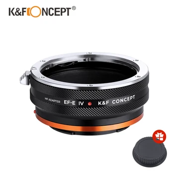 K&F Koncept EF-E IV 4 PRO pre Canon EOS EF Mount Objektív Sony NEX 5T A5000 A5100 A6300 A6400 A6500 A7II A7R A73 A9 Adaptér Objektívu