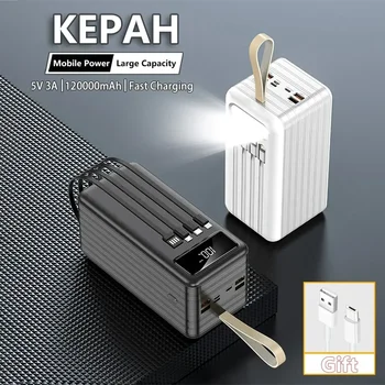 Kepah Power Bank 120000mAh Prenosné PD Rýchle Nabitie Prenosné Nabíjačky Powerbank Externú Batériu pre IPhone 14 13 12 Pro Xiao