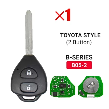 KEYDIY B05-2 KD Diaľkové Ovládanie Auta Kľúč Univerzálny 2 Tlačidlo Pre Toyota Štýl Pre KD900/KD-X2 KD MINI/ URG200 Programátor