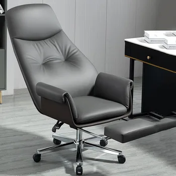 Kolesá Pohodlné Kancelárske Stoličky Moderný Luxusný Dizajn, Výkonné Kancelárske Stoličky Otočné Masážne Lehátko De Bureau Kancelársky Nábytok