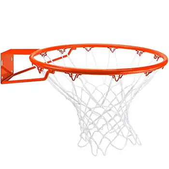 korunu športový tovar nehrdzavejúcej ocele basketbal rim s voľným všetkých poveternostných čistý, štandardné/18, oranžová