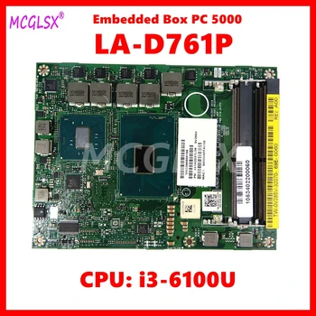 LA-D761P i3-6100 CPU Doske Pre Vložené Box 5000 PC Celeron G3900E Notebook Doske CN-0V285V V285V Testované OK