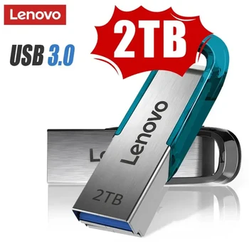 Lenovo Usb 3.0 2 tb Pen Drive Kovové High Speed Flash Disk 1 tb 512 gb diskom Memory Stick Prenosné, Nepremokavé U Stick Pre Notebook kl ' úč