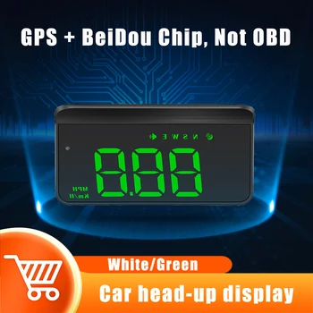 M1 GPS HUD Auto Head Up Display Gps Tachometer Kompas s prekročením rýchlosti Alarm Únava Jazdy Alarm čelného skla Projektor