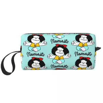 Mafalda Namaste make-up Taška Puzdro, Vodotesné Kozmetická Taška Cestovné Toaletná Taška Organizátor Skladovanie Taška pre Ženy