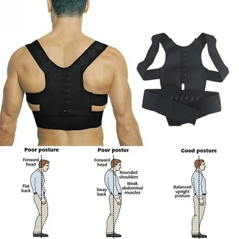 Magnetické držanie tela Corrector Späť Ramene Rovnejšie nohavice s Pásom Nápravná Terapia Korzet Bedrová Podpora Korekcia pre Ženy Muži