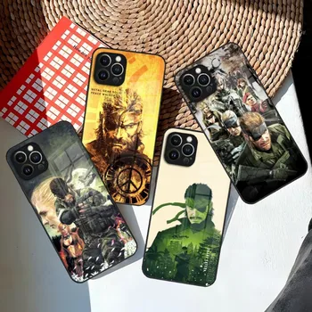 Metal Gear Solid Telefón Puzdro Pre Iphone 15 14 12 11 13 Pro Max Mini X 8 Xr Xs 7 Puls Sklo