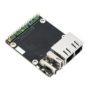 Mini Dual Gigabit Ethernet Základná Doska pre RaspberryPi Výpočet Modul 4 CM4