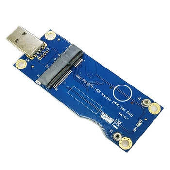 Mini PCI-E Na USB Adaptér S SIM Karta, Slot Pre WWAN/LTE Modul 3G/4G Modul Adaptér Doska(Priemyselné použitie)