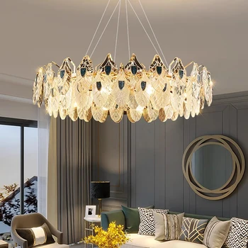 Moderné svetlo luxusné krištáľový luster osvetlenie Stropné svetlá závesné svetlo led lustre pre obývaciu izbu vnútorné svetlo