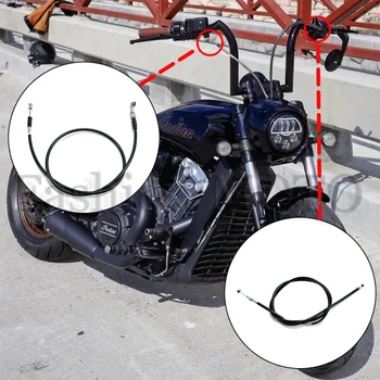 Motocykel Accessorie Tkanie Oceľové Drôty Brzdy olej potrubia káblová Spojka Kábel Pre indický skauti bobber Šesťdesiat