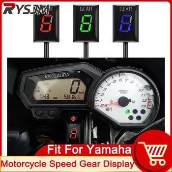 Motocykel Gear Indikátor Pre YAMAHA YZF-R6 R1 TDM900 XJ6 FZ6 Fazer FZS1000 Fazer Výstroj Displej Ecu Direct Mount 6 Zobrazenie Úrovne