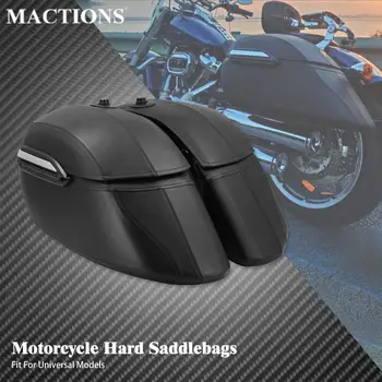 Motocykel Univerzálny Ťažké Tašky Strane Batožiny Saddlebags Pre Harley Softail Fat Boy Road King Pre BMW R1200C Pre DS400 Príslušenstvo