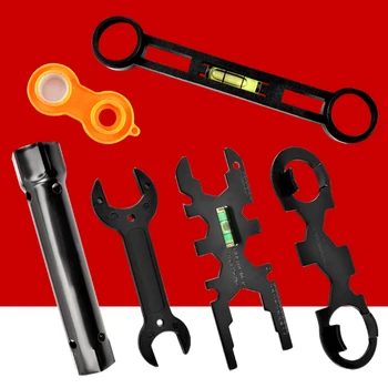 Multifunkčné Kohútik Kľúča Z Nehrdzavejúcej Ocele Zásuvka Nastaviteľné Kľúča Hex Kľúč, Kuchyňa, Kúpeľňa, Wc Misa, Umývadlo Repair Tool