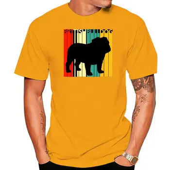 Muži t-shirt Ročník 1970 British Bulldog Majiteľ Psa Darček tričko Ženy tričko