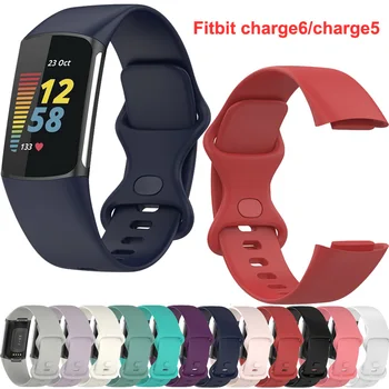 Mäkké Silikónové Popruh Pre Fitbit charge5 Náramok Sport Sledujte Band Náramok Pre Fitbit charge6 Smartwatch Náhradné Príslušenstvo