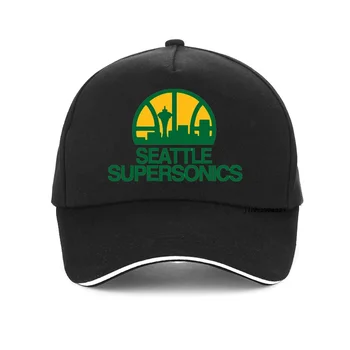 Módne značky, čiapky pre mužov Seattle Supersonics šiltovku Bavlna lete Priedušná clonu Snapback klobúky casquette