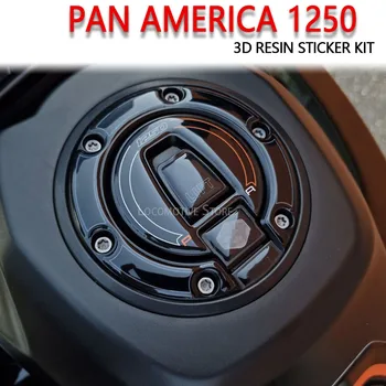 Na Panvici Amerike 1250 Harley Davidson PanAmerica 1250 2020-2023 3D Gél Epoxidové Živice Nálepky Tank Pad Ochranu Auta
