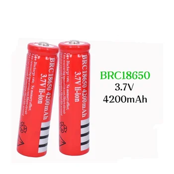 Nabíjateľné lítiové batérie pre GTL evfire baterka, pôvodný 2021, 100%, 18650, 3,7 V, 4200 MAH, román, 18650