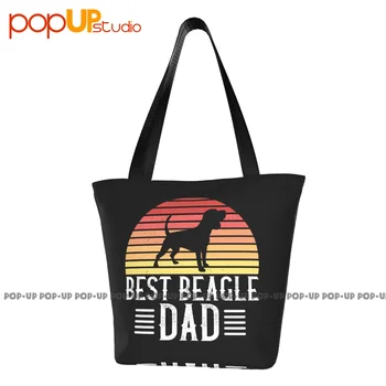 Najlepšie Beagle Otec Beagle Psa Dochádza Kabelky Opakovane Nákupní Taška Supermarket