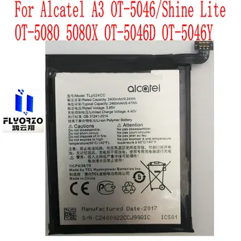 New Vysoká Kvalita TLP024CC Batérie Pre Alcatel A3 SZ-5046/Lesk Lite SZ-5080 5080X SZ-5046D SZ-5046Y Mobilný Telefón
