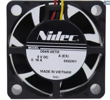 Nidec D04R-05TM DC 5V 0.18 NA 40x40x15mm 3-Wire Server Chladiaci Ventilátor