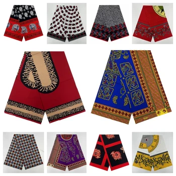 Nigérijský Ankara Vosk Textílie Zaručené Nové Veľkoobchodné Ceny 100% Bavlny, Mäkké Šiť Tissu Plavidlá Afriky Skutočný Vosk Pre Ženy Šaty