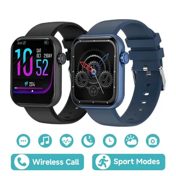 Nové 1.83 Palcový TFT Smartwatch Hlasové Volanie Smartwatch pre Mužov, Ženy, Monitorovanie Zdravia Krok Počítať Športové Hodinky pre Android IOS