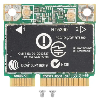NOVÉ-RT5390 Half Mini PCI‑E Rozhranie 802.11 B/G/N Bezdrôtová Sieťová Karta Wifi Adaptér Len Pre HP Počítač