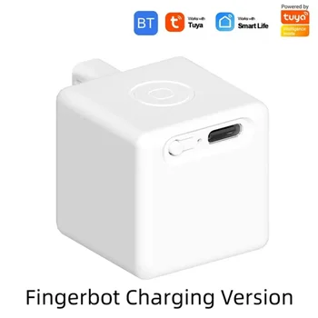 Nové Tuya Bluetooth Smart Touch Fingerbot Plus Smart Klikateľné USB Nabíjanie Prepnúť Tlačidlo Tlačné Rameno Fingerbot podporu Google Alexa