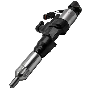 Nový Diesel Injektor 23670-E0010 / 095000-6593 pre Hino 3.8 L 4.7 L 5.0 6.5 L L 7.7 L Kobelco SK330-8 SK350 Bager