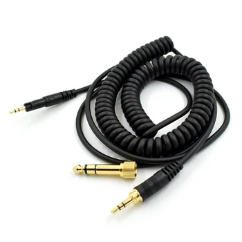 Náhradné Audio Kábel pre Audio-Technica ATH M50X M40X Slúchadlá Čierne 23 AugT2