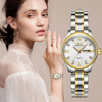OPK 8103 Nové Elegantné dámske Quartz Hodinky Luxusné Hodinky pre Dámy Nepremokavé Nehrdzavejúcej Ocele dámske Náramkové hodinky Reloj Mujer