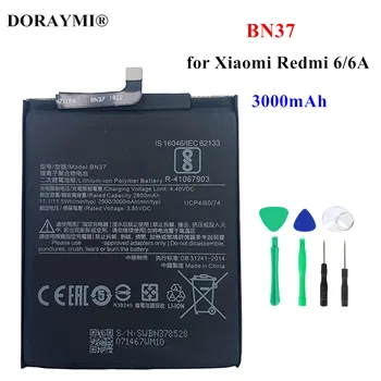 Originálne Batérie BN37 3000mAh Pre Xiao Redmi 6 Redmi6 Redmi 6A Vysoká Kvalita Telefón Náhradné Batérie